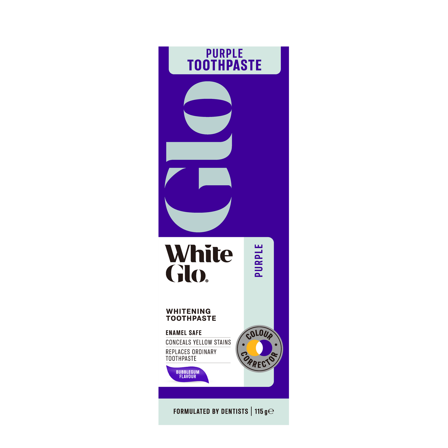 White Glo Purple Tooth Toner Toothpaste 115g