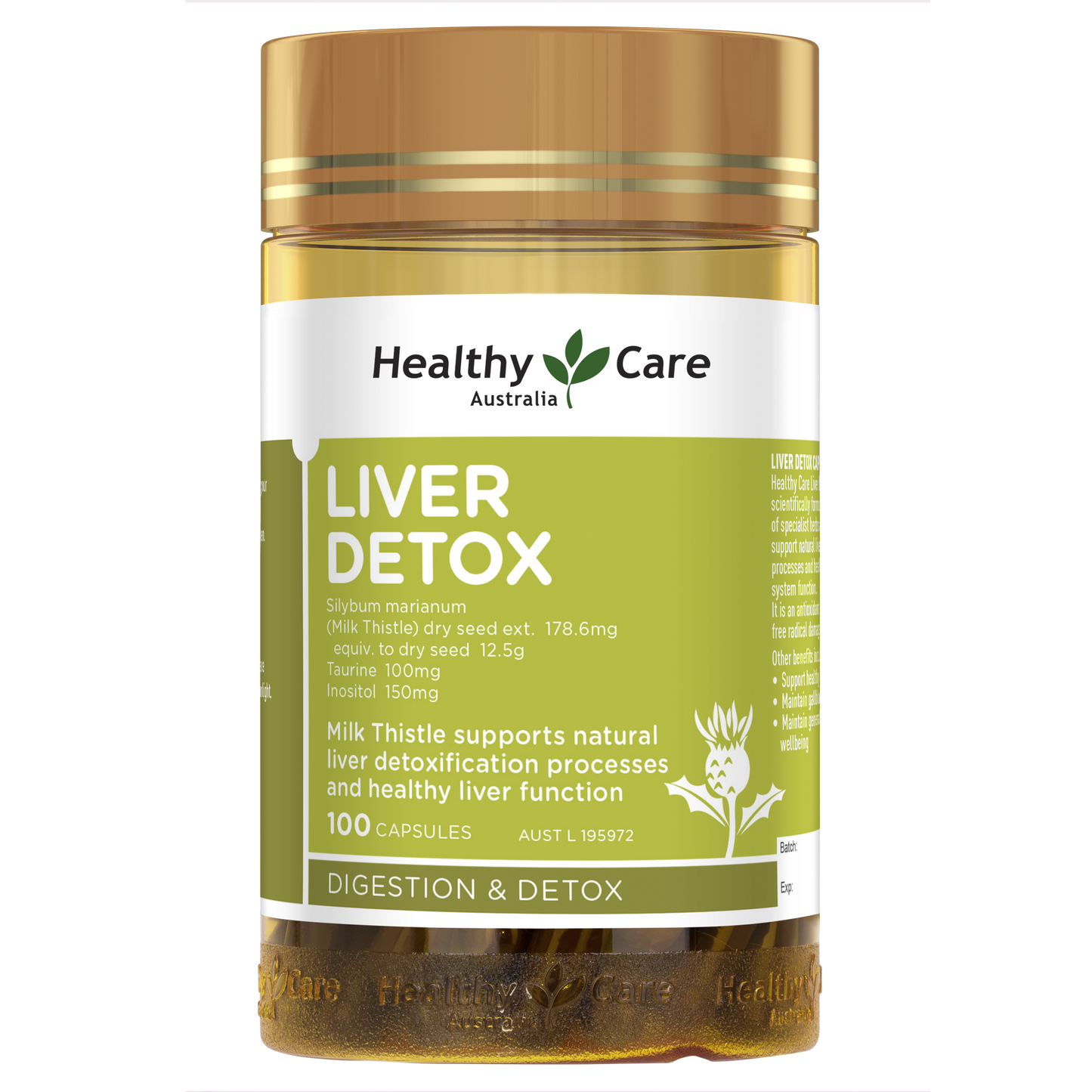 Healthy Care Liver Detox 100 Capsules