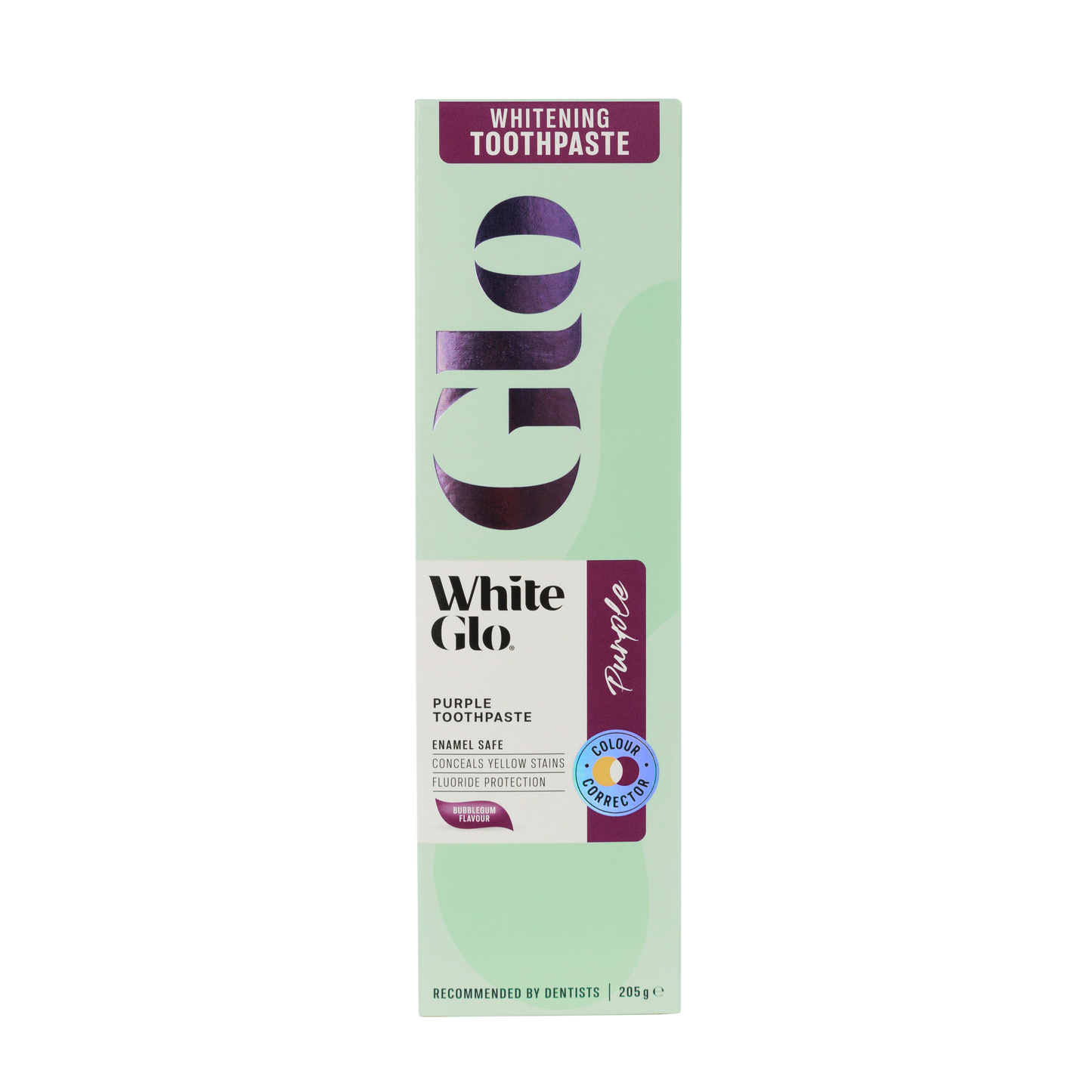 White Glo Purple Tooth Toner Toothpaste 205g