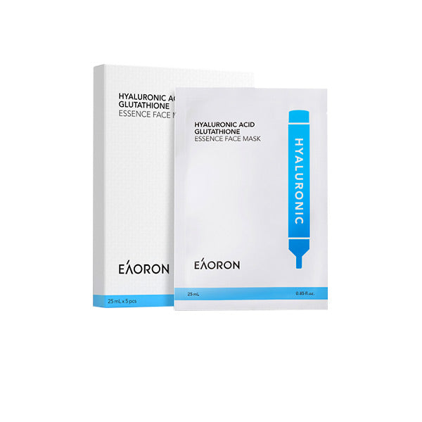 Eaoron Hyaluronic Acid Glutathione Essence Face Mask 5 x 25mL