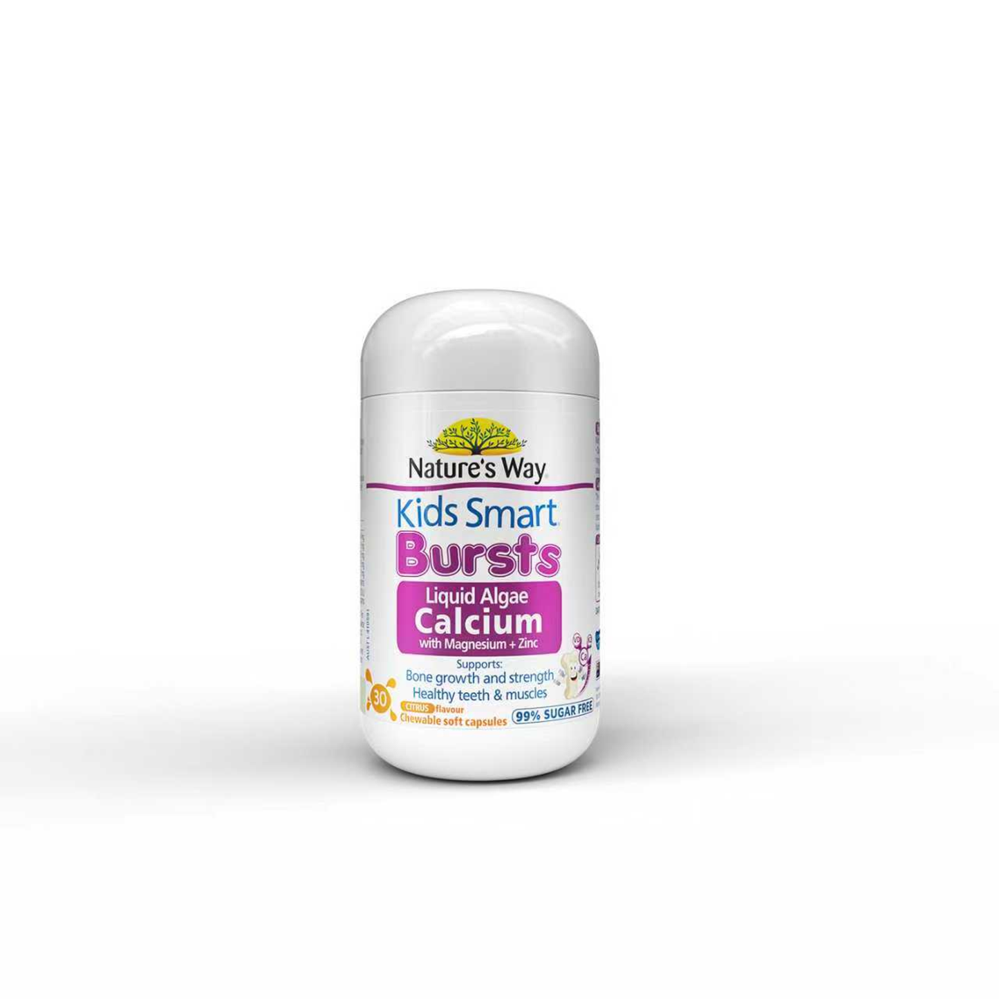 Nature's Way Kids Smart Liquid Algae Calcium + Magnesium + Zinc 30 Pack