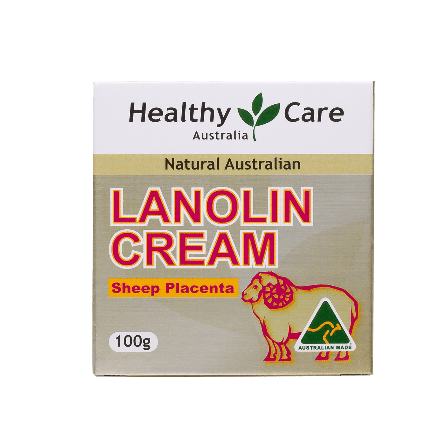 Healthy Care Lanolin Cream with Sheep Placenta 100g