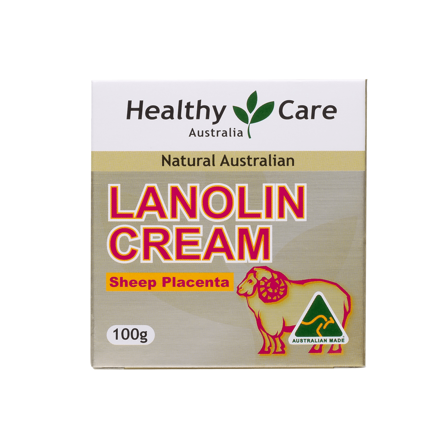 Healthy Care Lanolin Cream with Sheep Placenta 100g