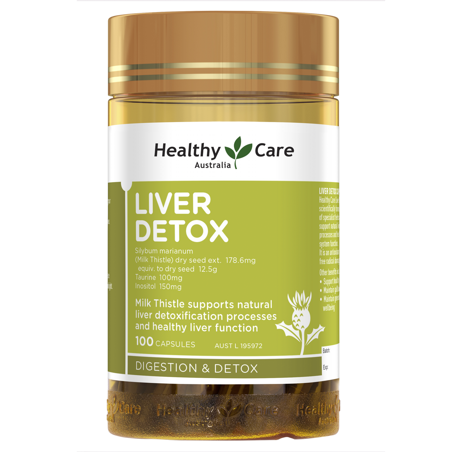 Healthy Care Liver Detox 100 Capsules