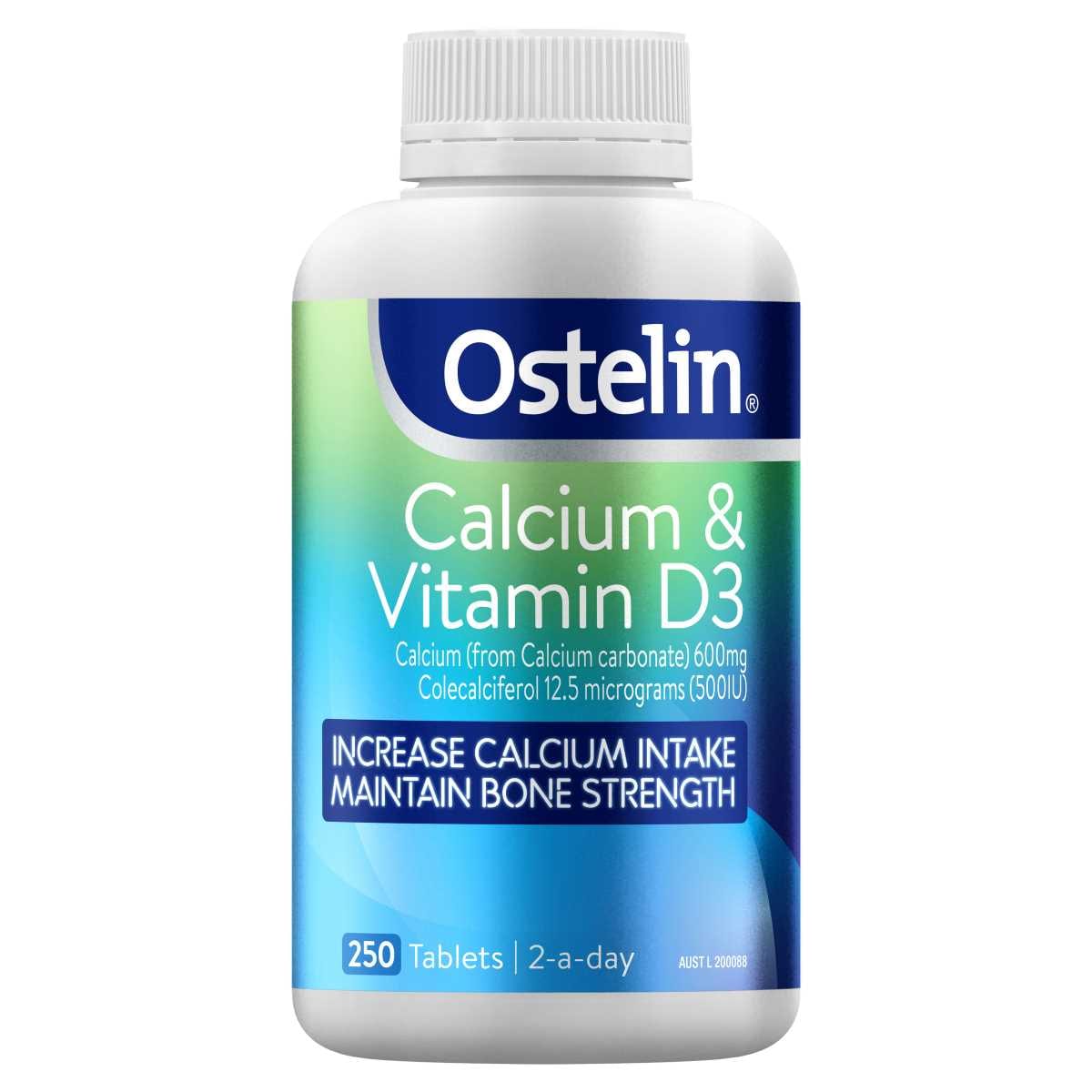Ostelin Calcium & Vitamin D3 250 Tablets