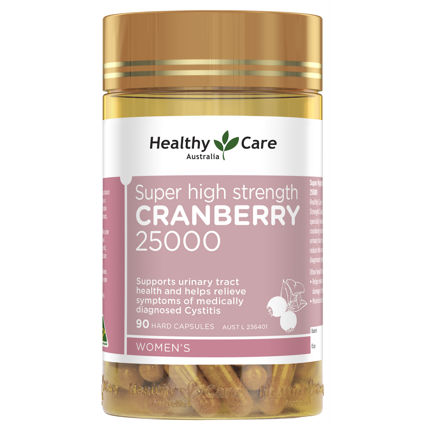 Healthy Care Super High Strength Cranberry 25000 90 Capsules