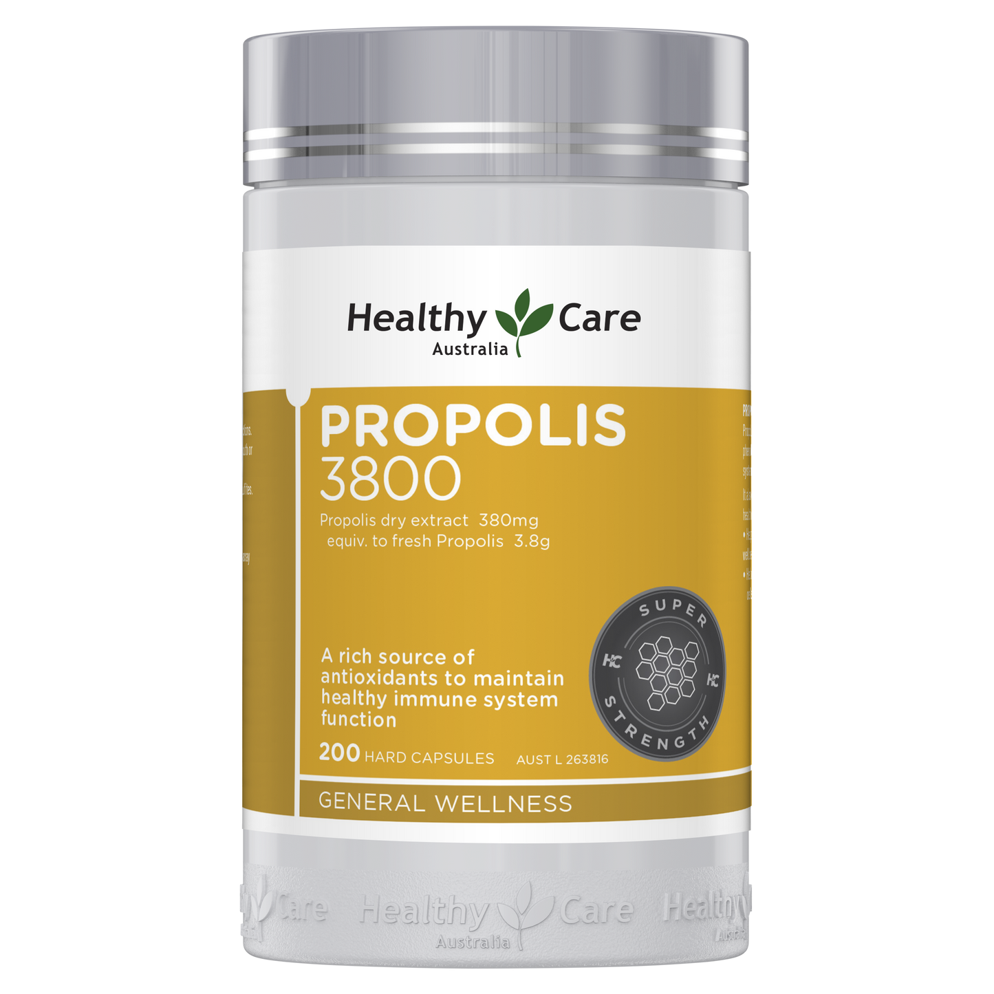 Healthy Care Propolis 3800mg 200 Capsules