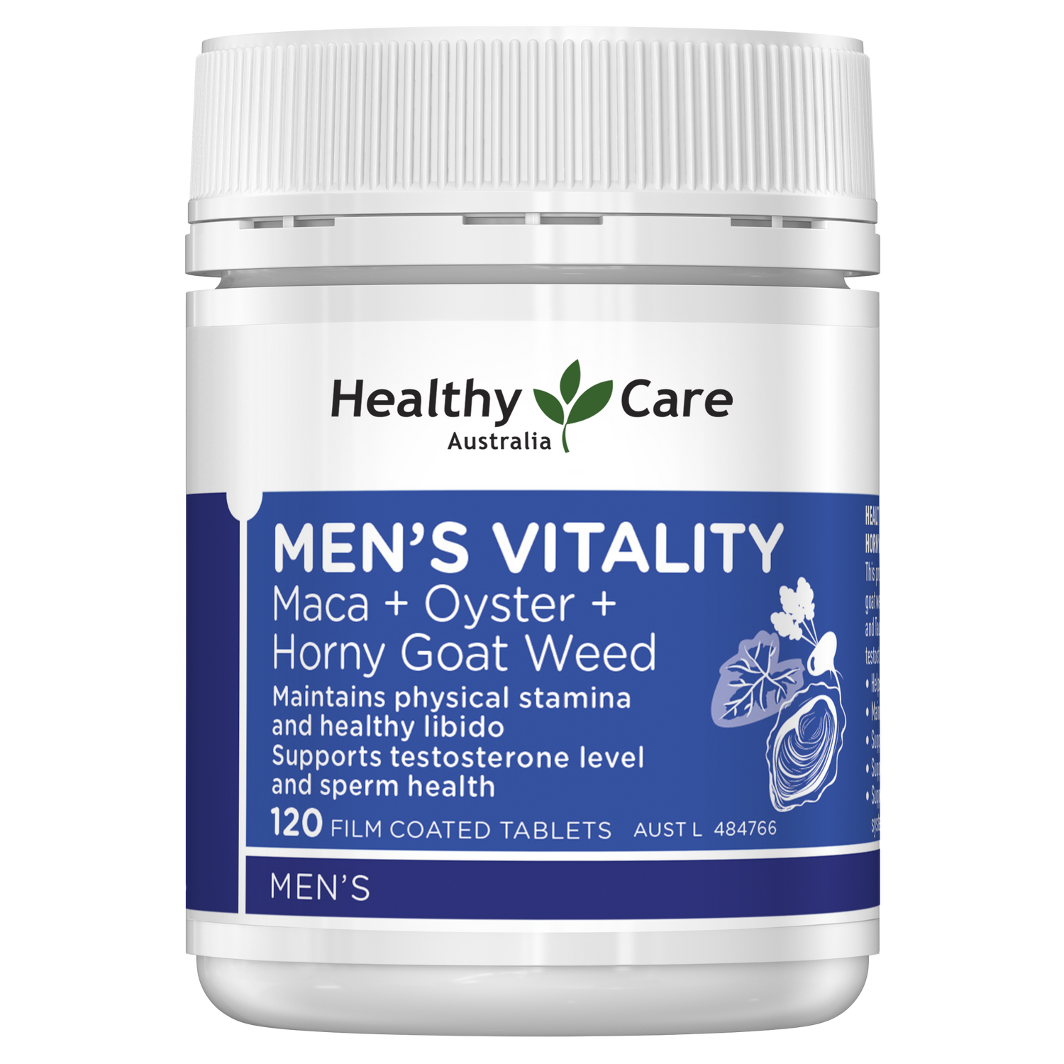 Healthy Care Men's Vitality 120 Tablets