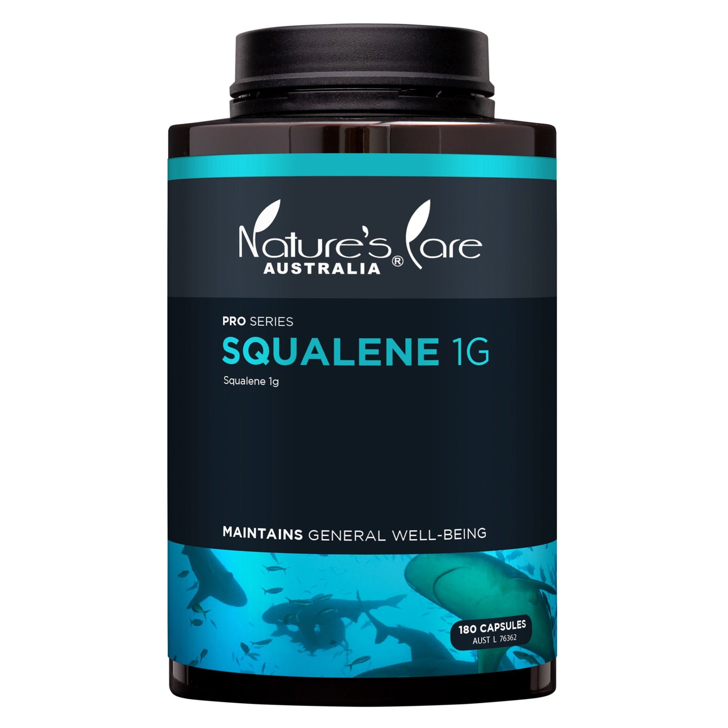 Nature's Care Pro Series Squalene 1000mg 180 Capsules