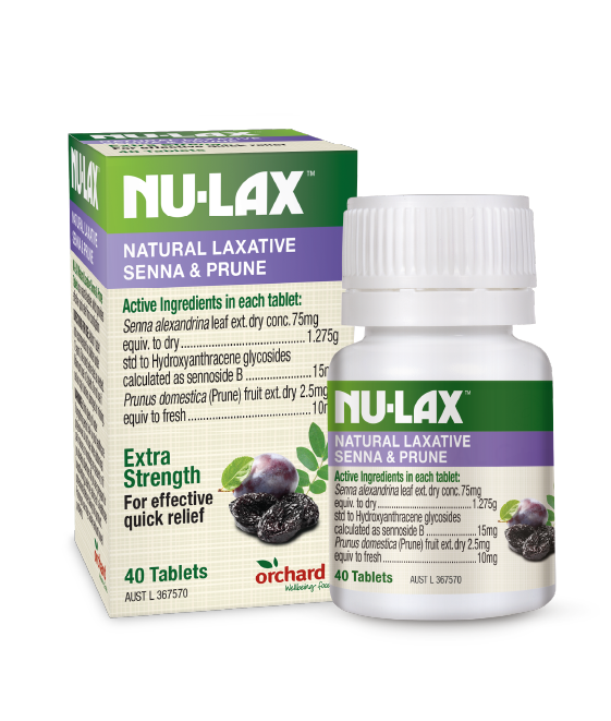 Nu-Lax Senna & Prune 40 Tablets