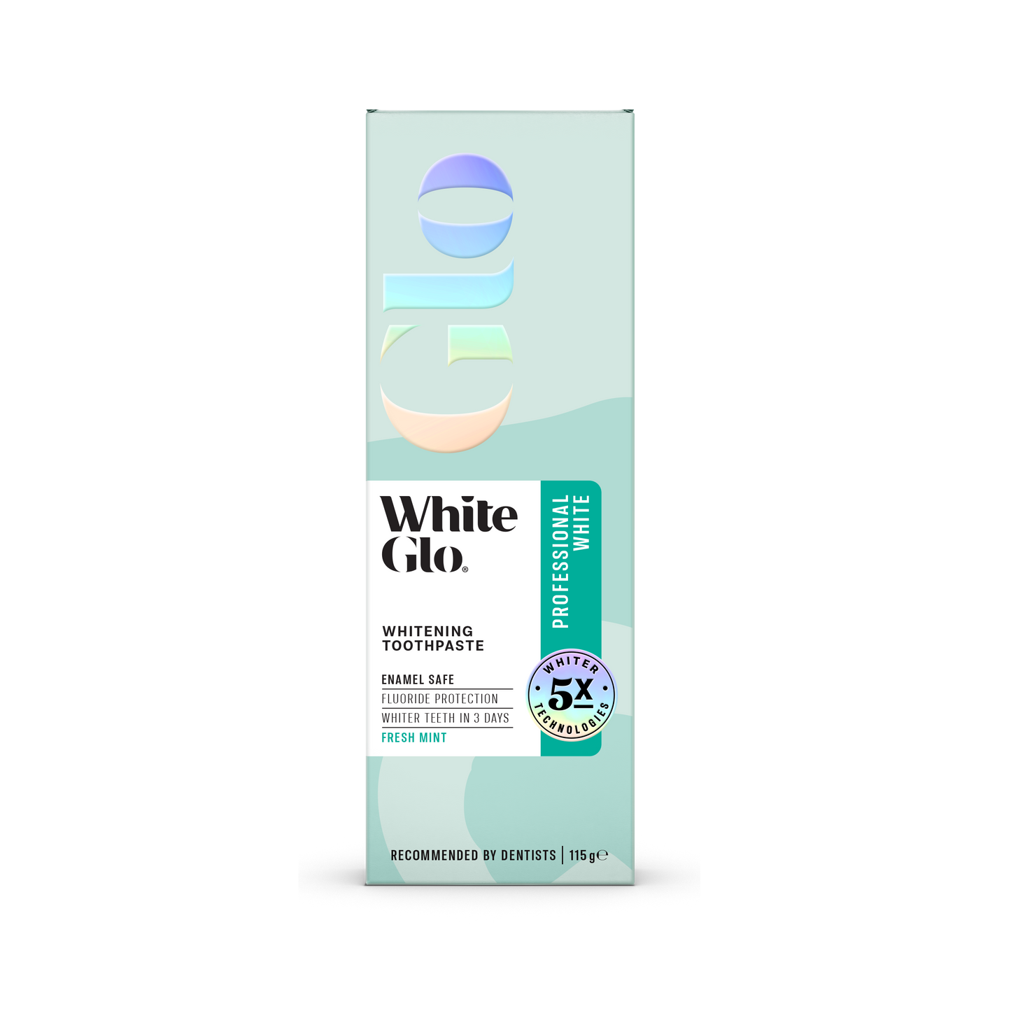 White Glo Professional White Whitening Toothpaste 115g