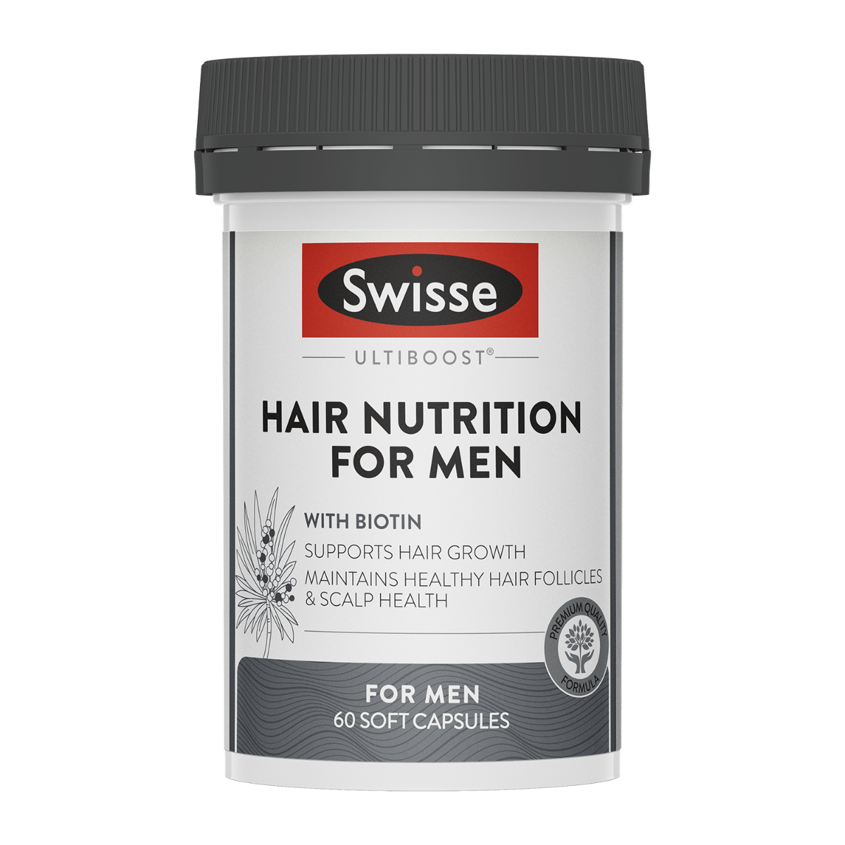 Swisse Ultiboost Hair Nutrition For Men 60 Capsules